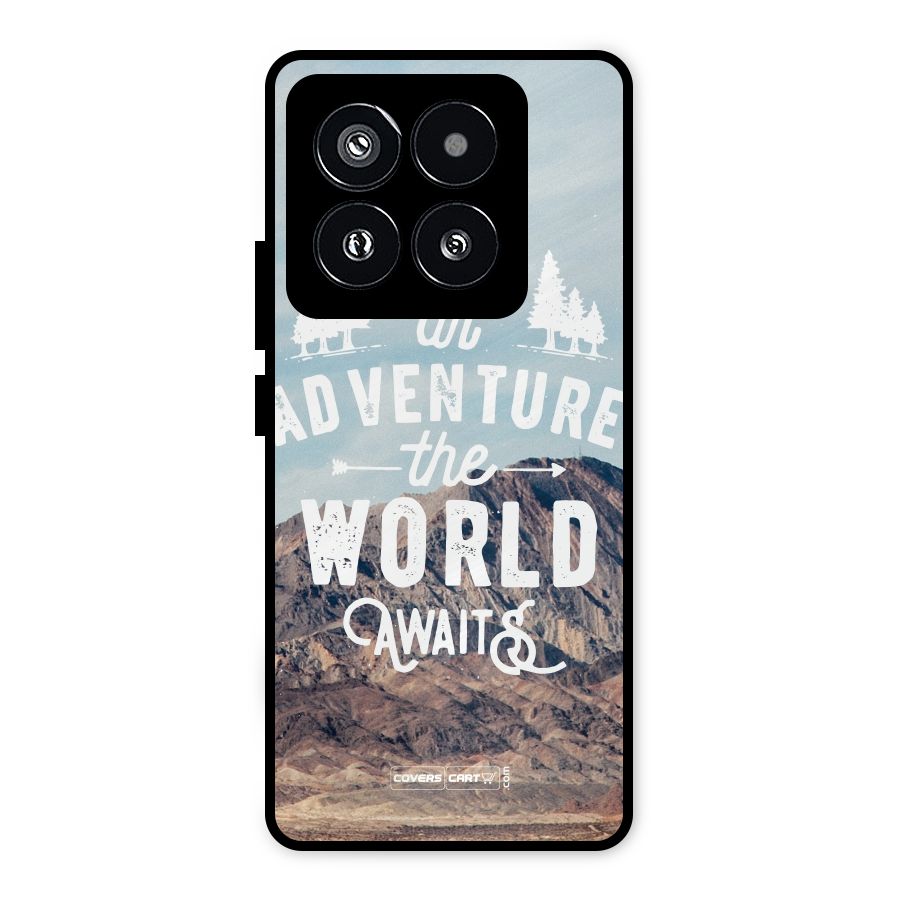 Adventure World Metal Back Case for Xiaomi 14 Pro
