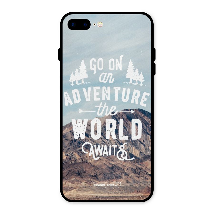 Adventure World Metal Back Case for iPhone 8 Plus