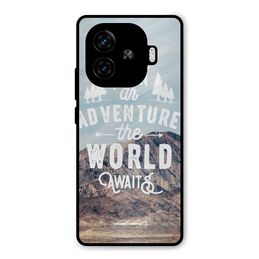 Adventure World Metal Back Case for iQOO Z9 Turbo