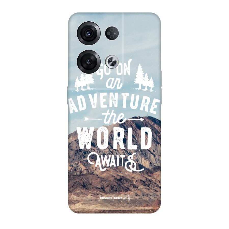 Adventure World Original Polycarbonate Back Case for Oppo Reno8 Pro 5G