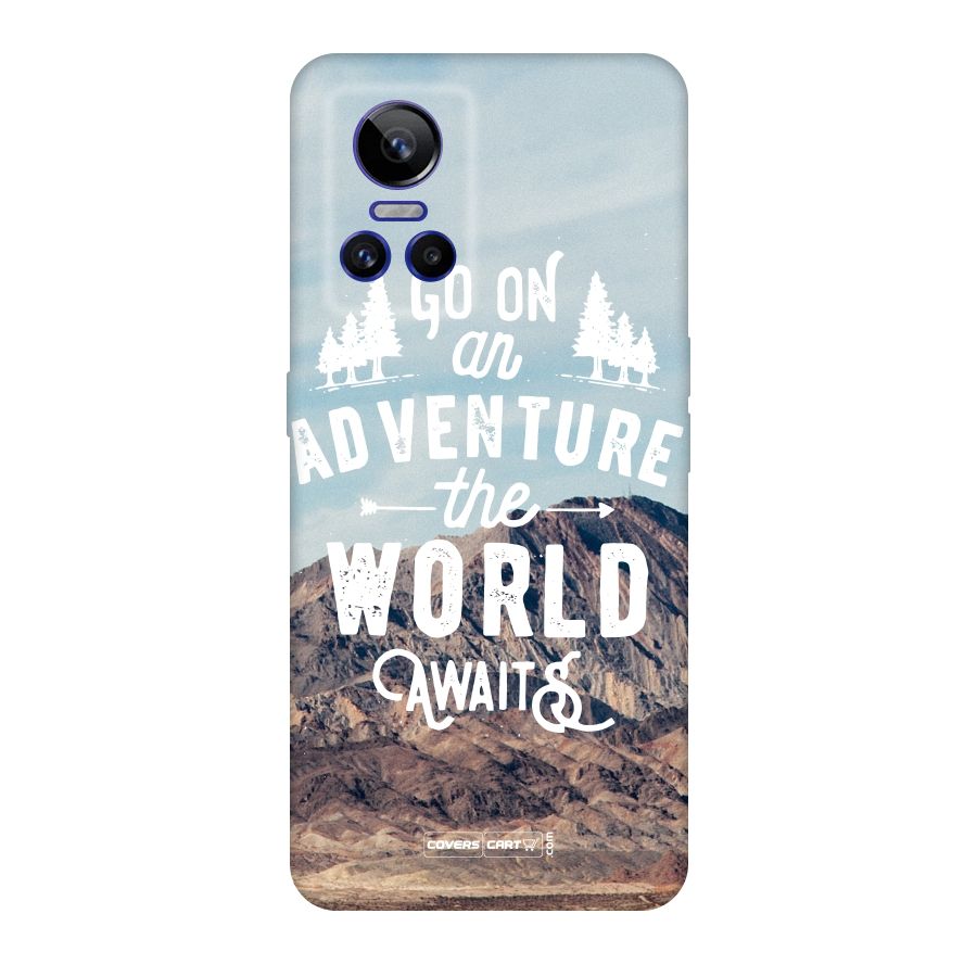 Adventure World Original Polycarbonate Back Case for Realme GT Neo 3