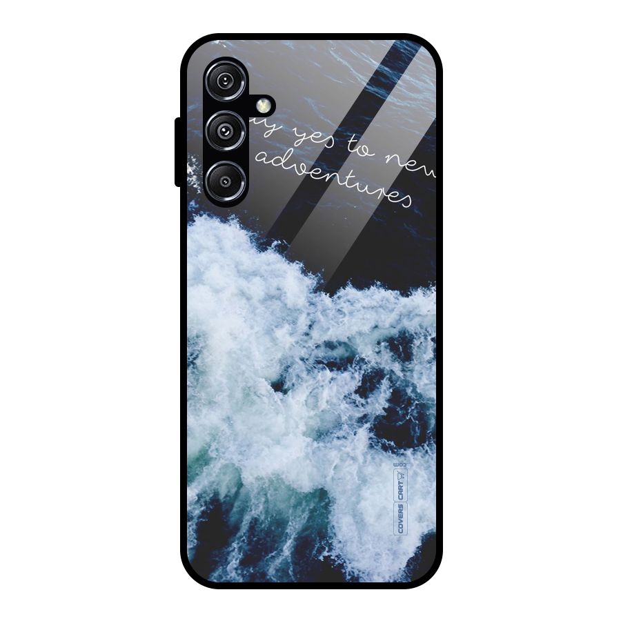 Adventures Glass Back Case for Galaxy M34 5G