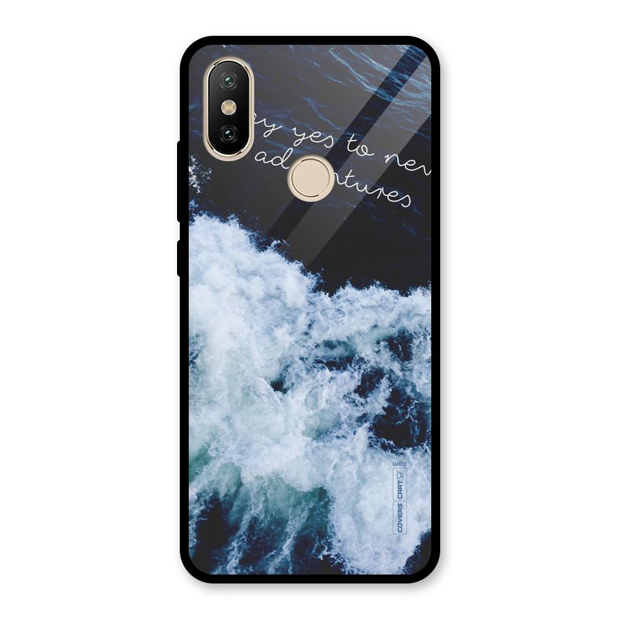 Adventures Glass Back Case for Redmi A2