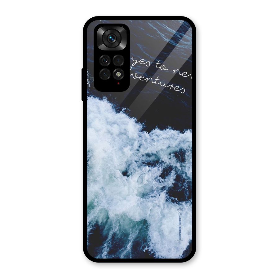 Adventures Glass Back Case for Redmi Note 11S