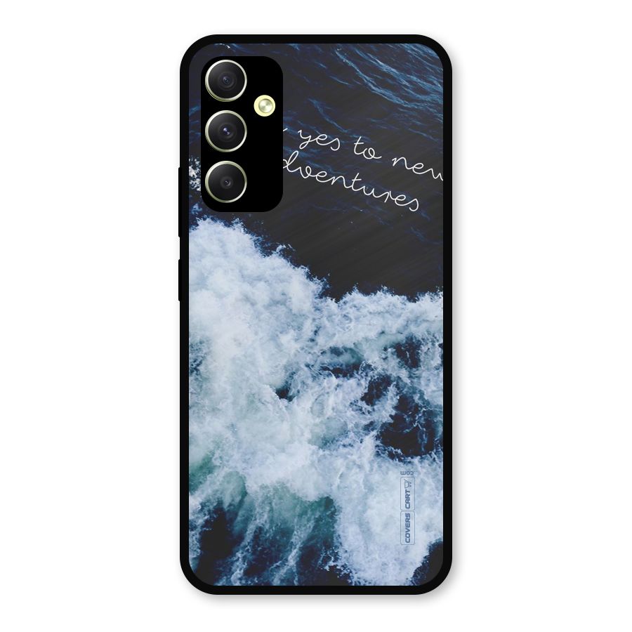 Adventures Metal Back Case for Galaxy A34