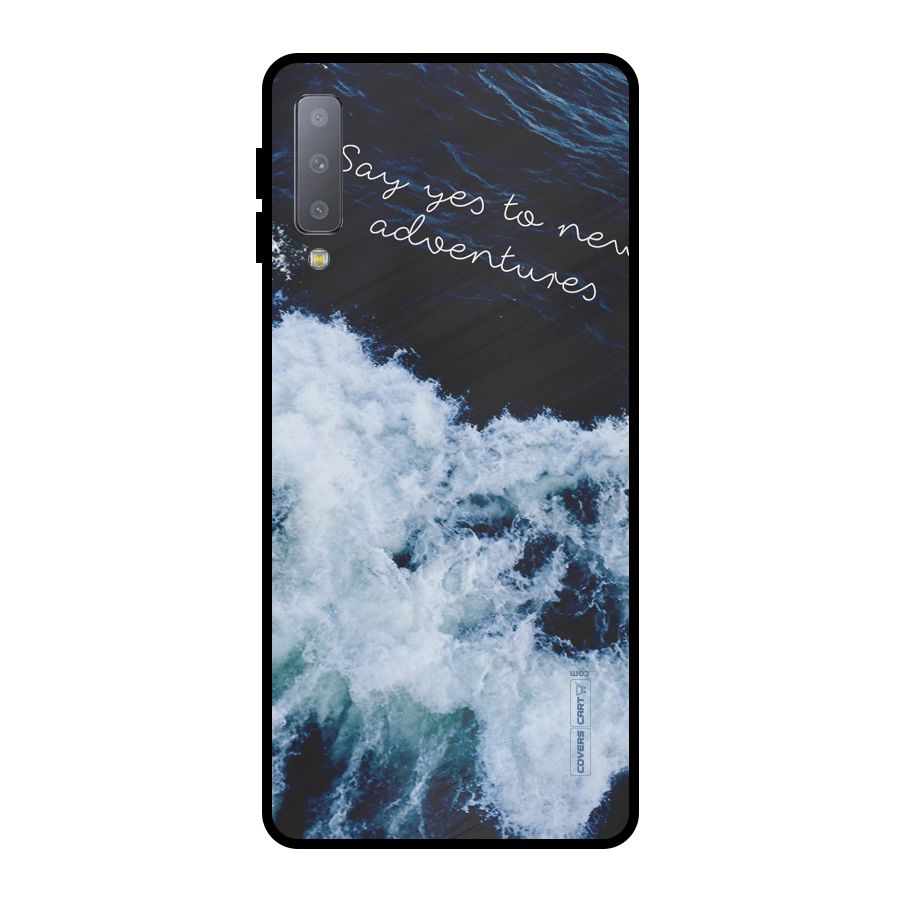 Adventures Metal Back Case for Galaxy A7 (2018)