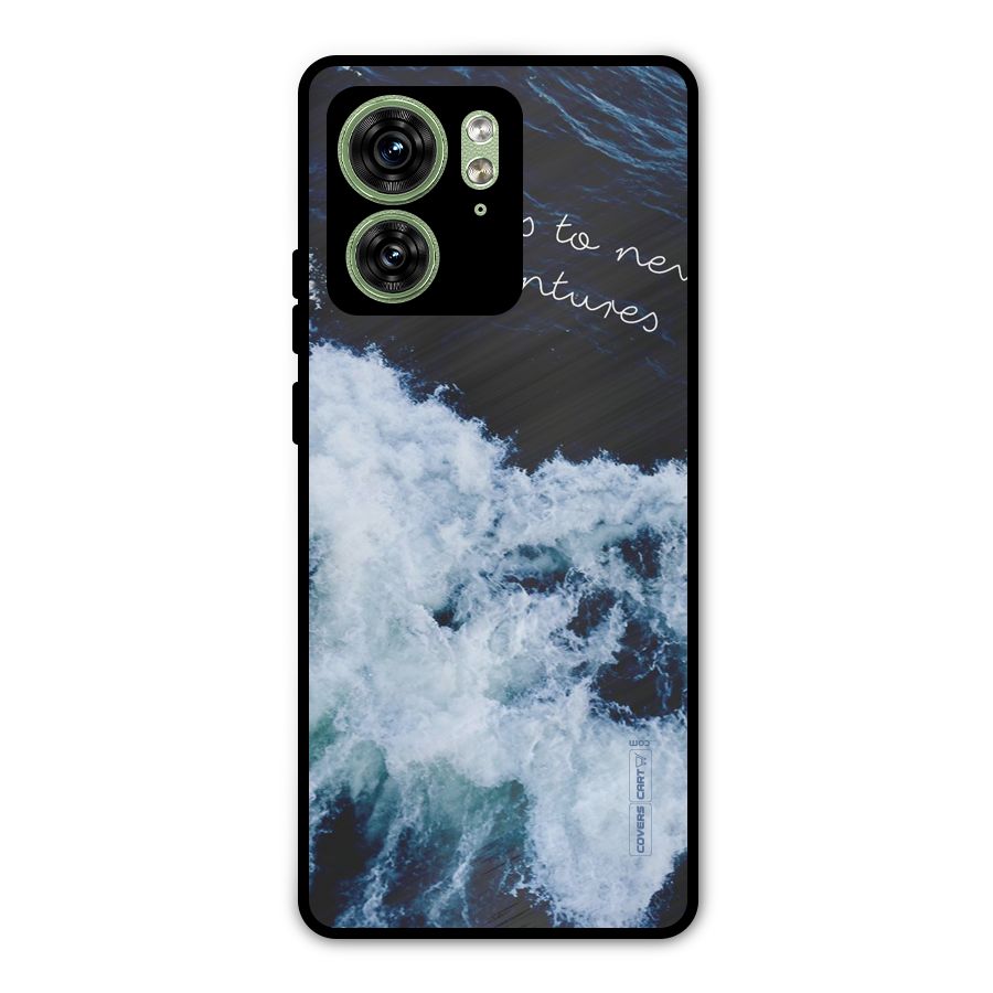 Adventures Metal Back Case for Motorola Edge 40 5G