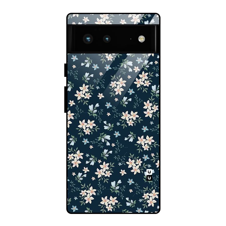 Aesthetic Bloom Glass Back Case for Google Pixel 6