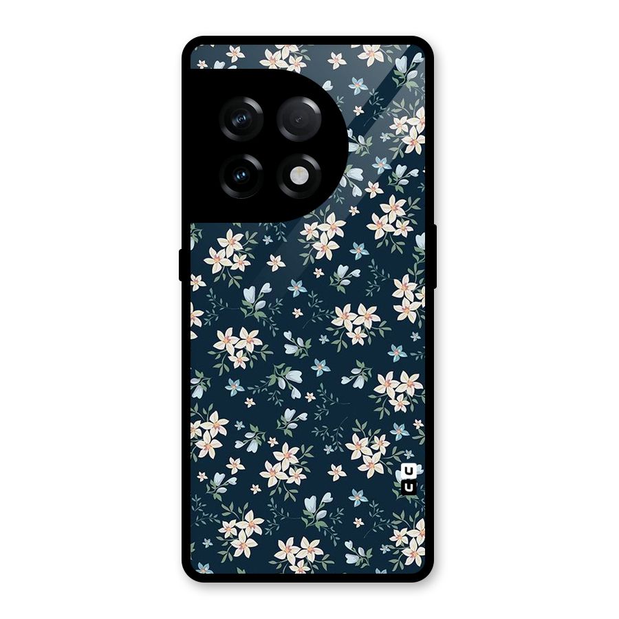 Aesthetic Bloom Glass Back Case for OnePlus 11R