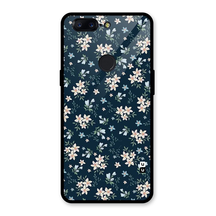 Aesthetic Bloom Glass Back Case for OnePlus 5T