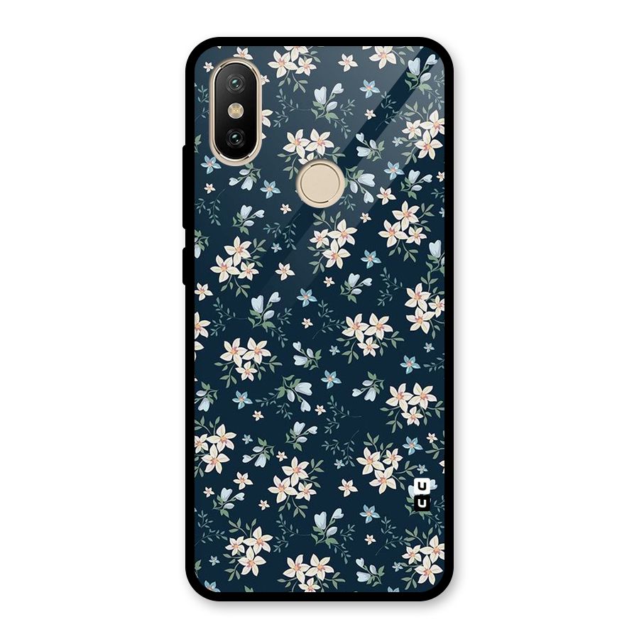 Aesthetic Bloom Glass Back Case for Redmi A2