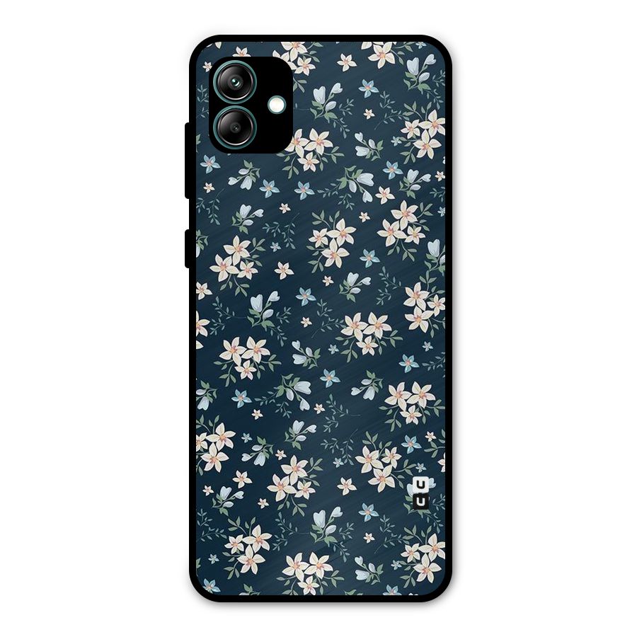 Aesthetic Bloom Metal Back Case for Galaxy A04