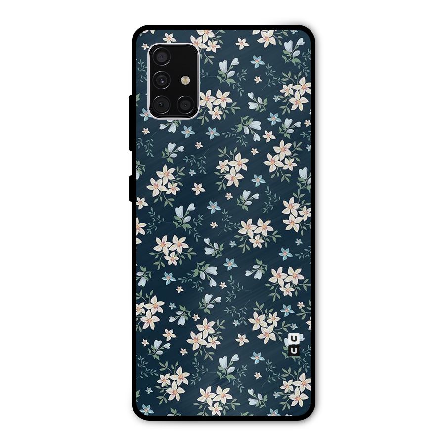 Aesthetic Bloom Metal Back Case for Galaxy A51