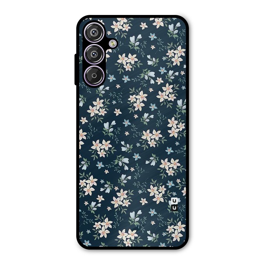 Aesthetic Bloom Metal Back Case for Galaxy M15