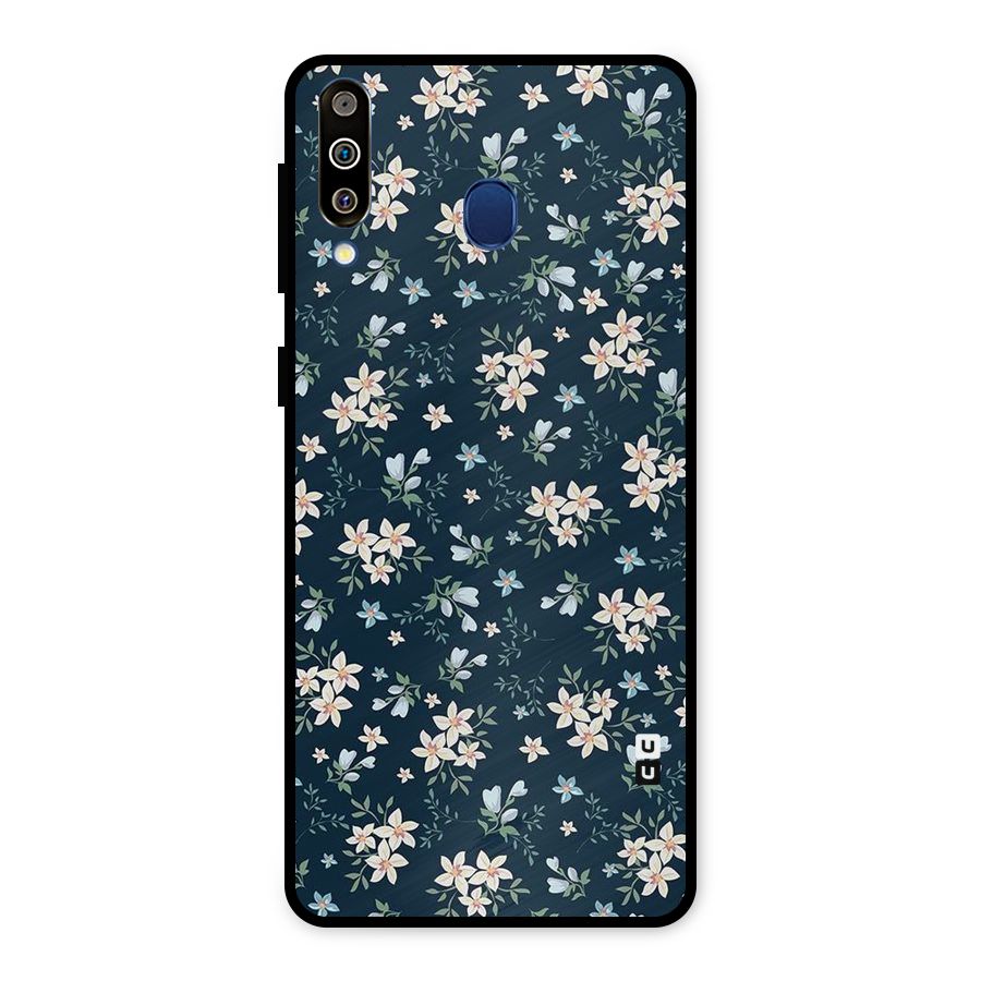 Aesthetic Bloom Metal Back Case for Galaxy M30