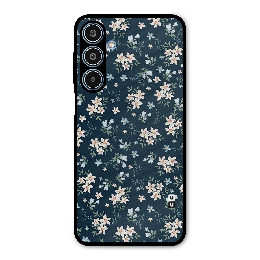 Aesthetic Bloom Metal Back Case for Galaxy M35