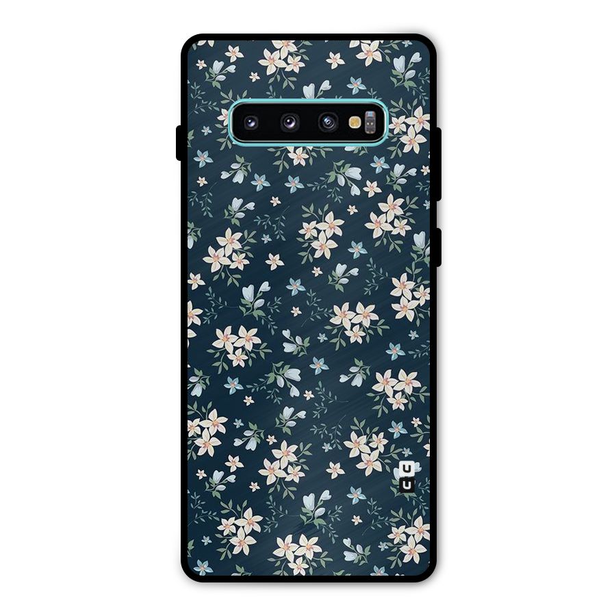 Aesthetic Bloom Metal Back Case for Galaxy S10 Plus
