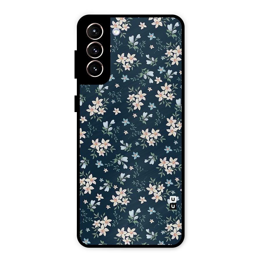 Aesthetic Bloom Metal Back Case for Galaxy S21 Plus