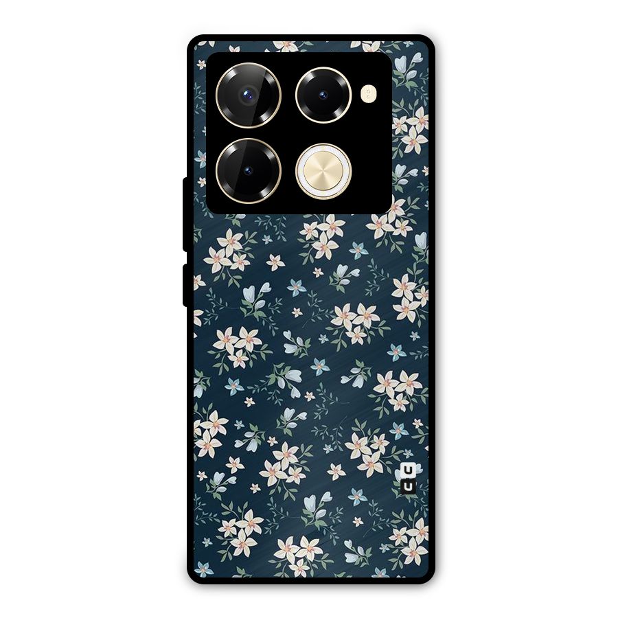 Aesthetic Bloom Metal Back Case for Infinix Note 40 Pro