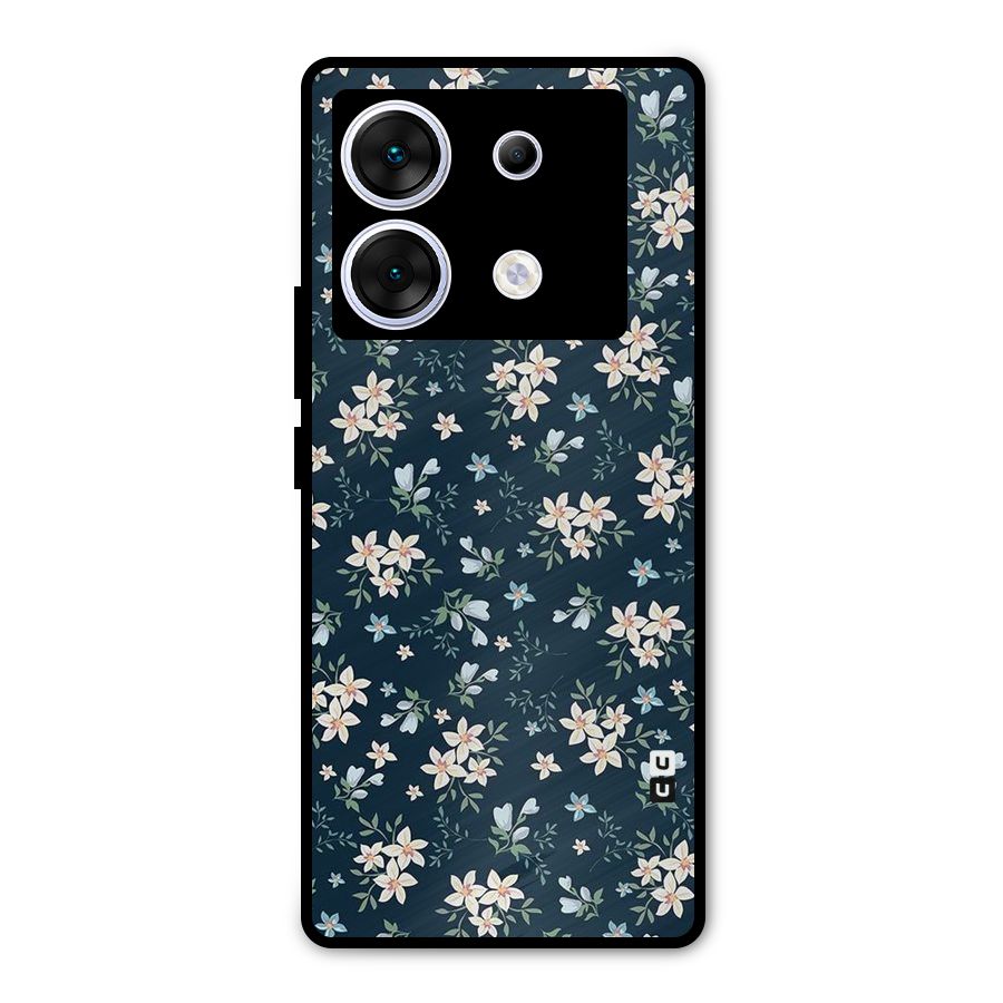 Aesthetic Bloom Metal Back Case for Infinix Zero 30 5G