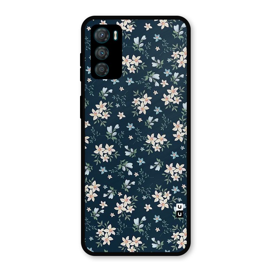 Aesthetic Bloom Metal Back Case for Moto G42