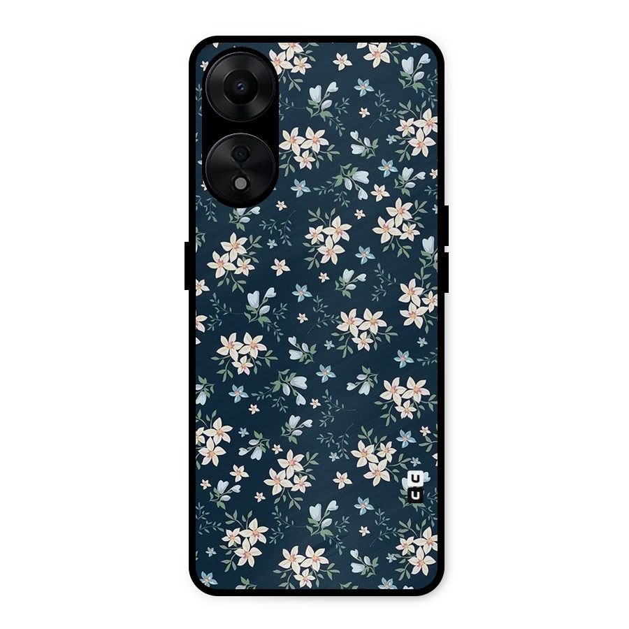 Aesthetic Bloom Metal Back Case for Oppo A78 5G