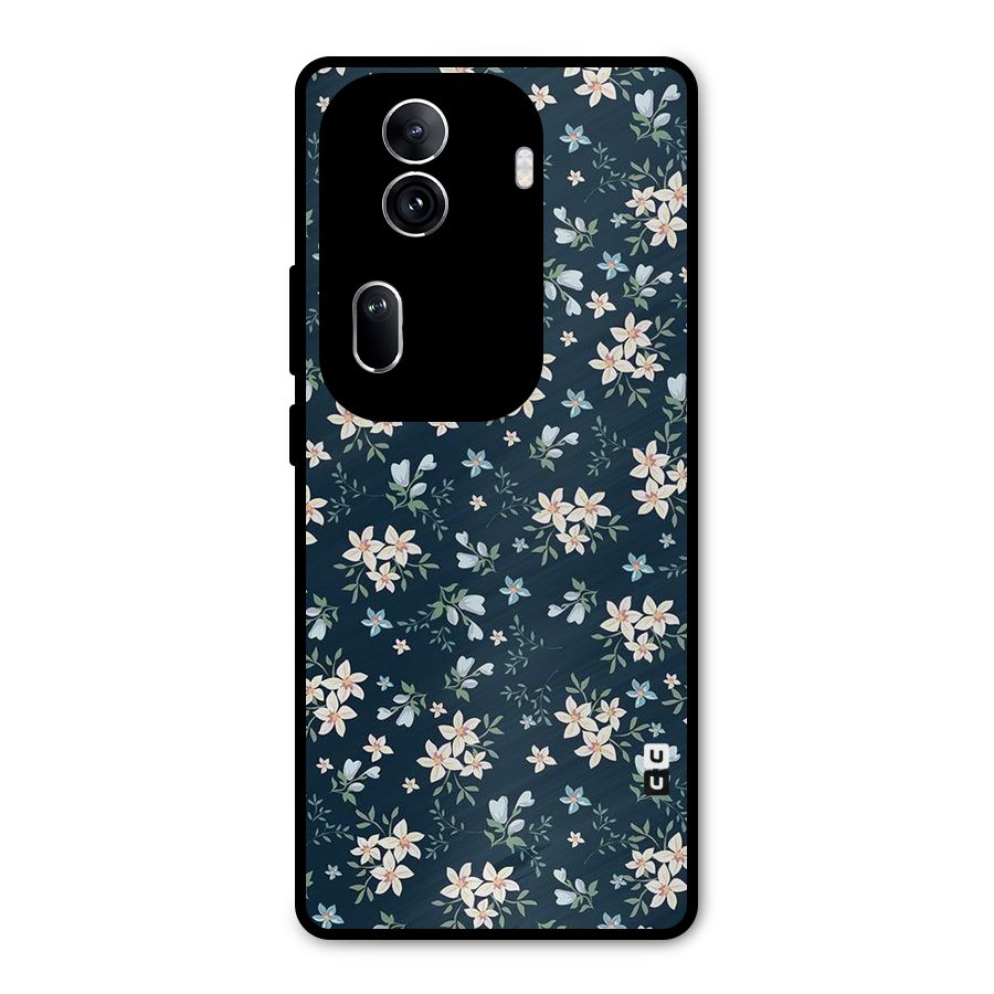 Aesthetic Bloom Metal Back Case for Oppo Reno11 Pro 5G