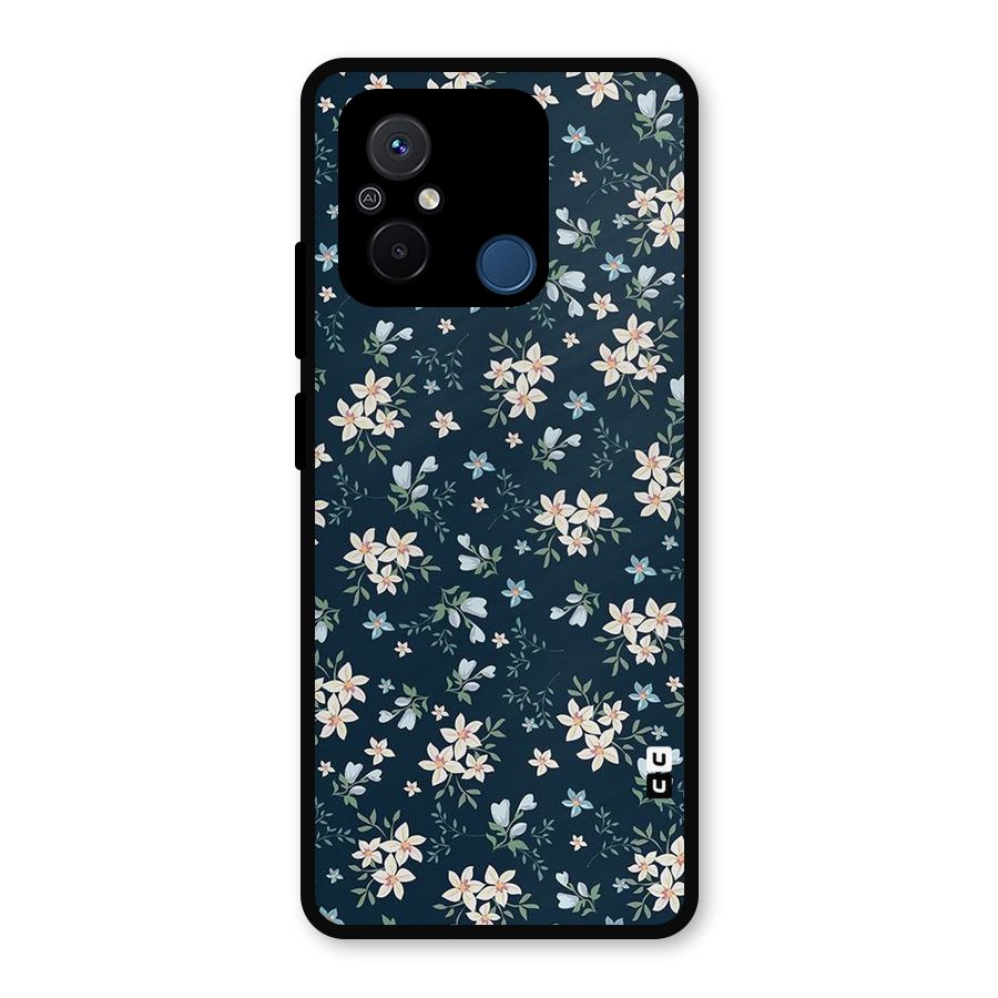 Aesthetic Bloom Metal Back Case for Poco C55