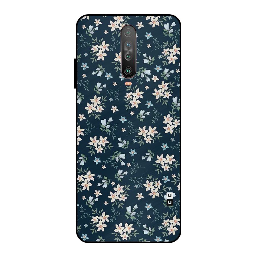 Aesthetic Bloom Metal Back Case for Poco X2