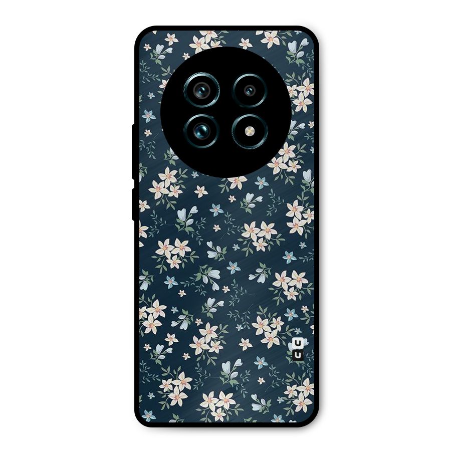 Aesthetic Bloom Metal Back Case for Realme 13 Pro Plus