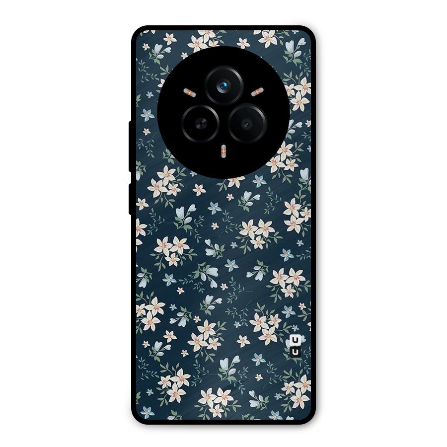 Aesthetic Bloom Metal Back Case for Realme 14 Pro