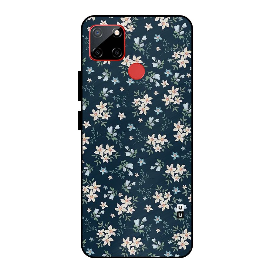 Aesthetic Bloom Metal Back Case for Realme C12