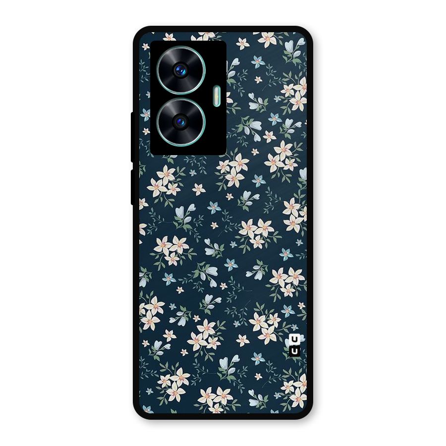 Aesthetic Bloom Metal Back Case for Realme C55