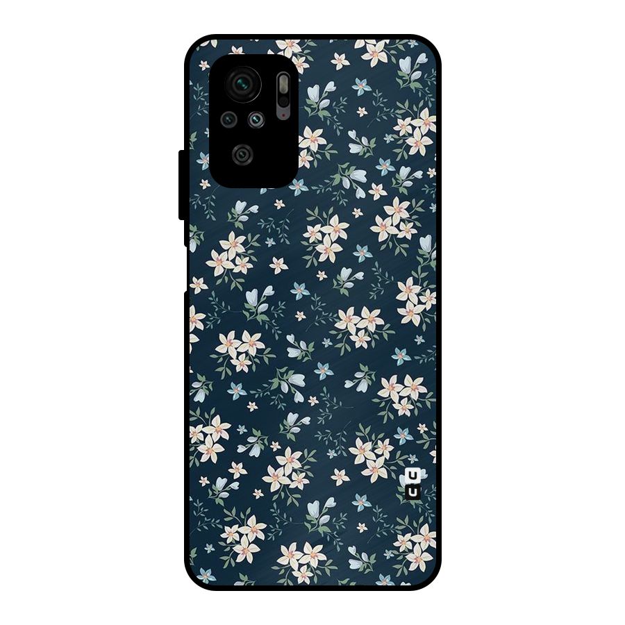 Aesthetic Bloom Metal Back Case for Redmi Note 10S