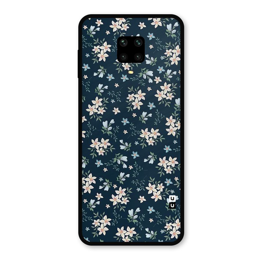 Aesthetic Bloom Metal Back Case for Redmi Note 9 Pro