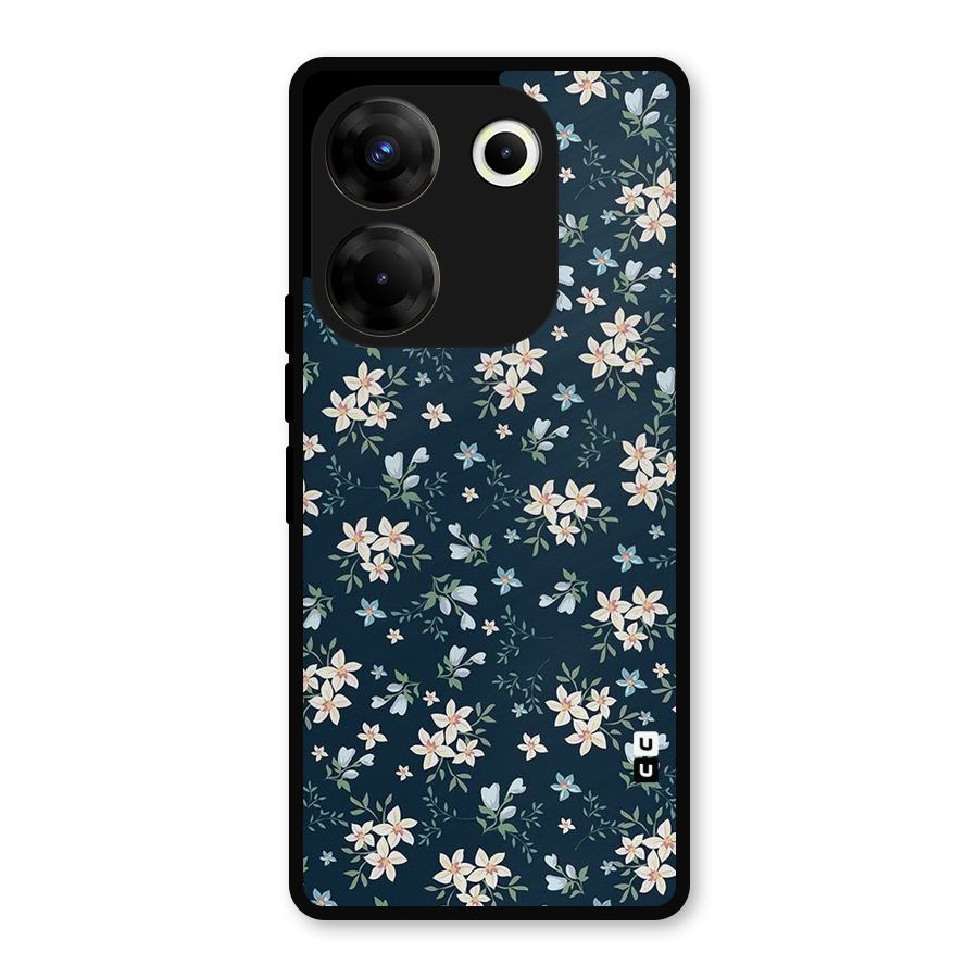 Aesthetic Bloom Metal Back Case for Tecno Camon 20 Pro