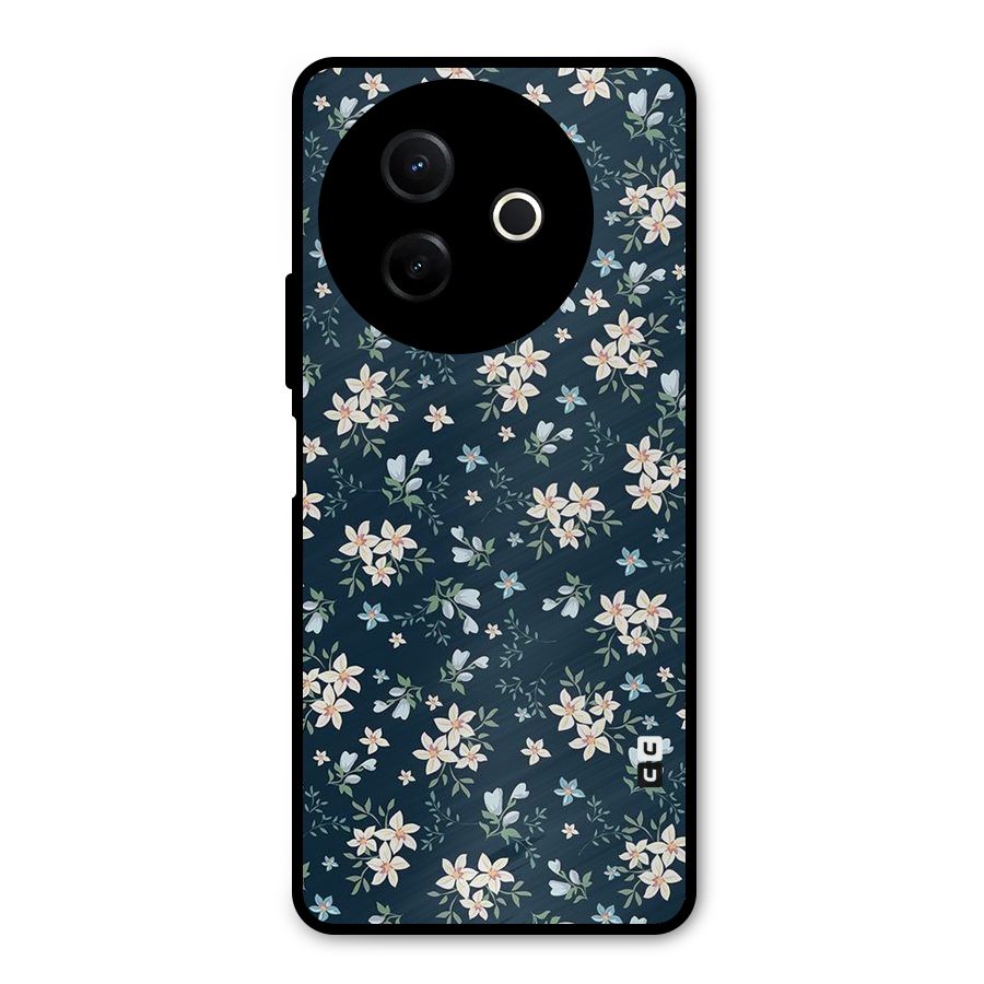 Aesthetic Bloom Metal Back Case for Vivo Y39