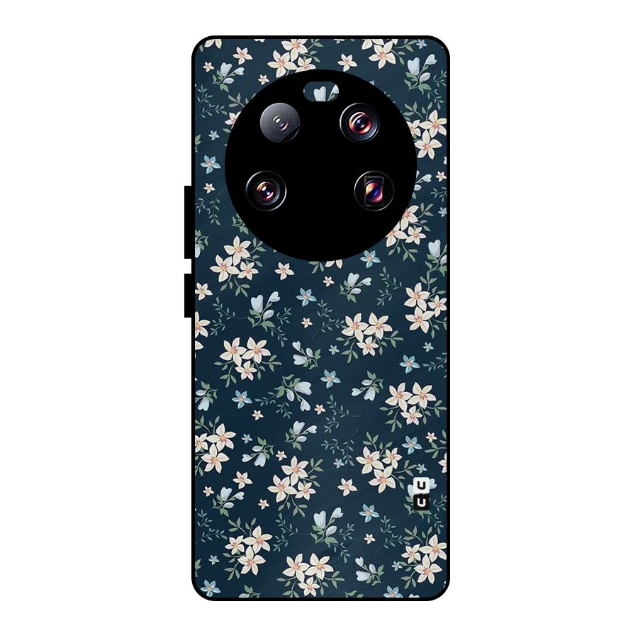 Aesthetic Bloom Metal Back Case for Xiaomi 13 Ultra