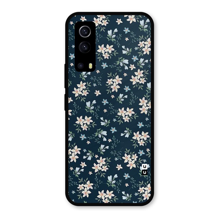 Aesthetic Bloom Metal Back Case for iQOO Z3