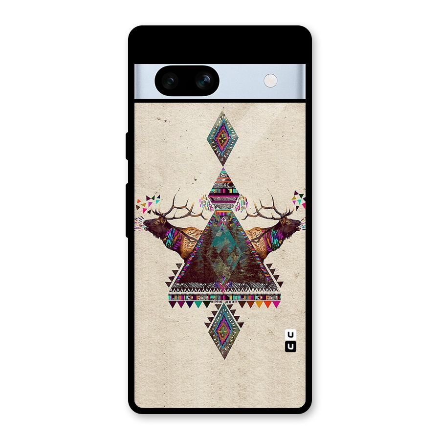 Aesthetic Bull Glass Back Case for Google Pixel 7a