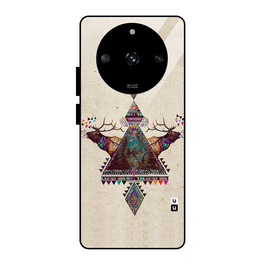 Aesthetic Bull Glass Back Case for Realme Narzo 60 5G