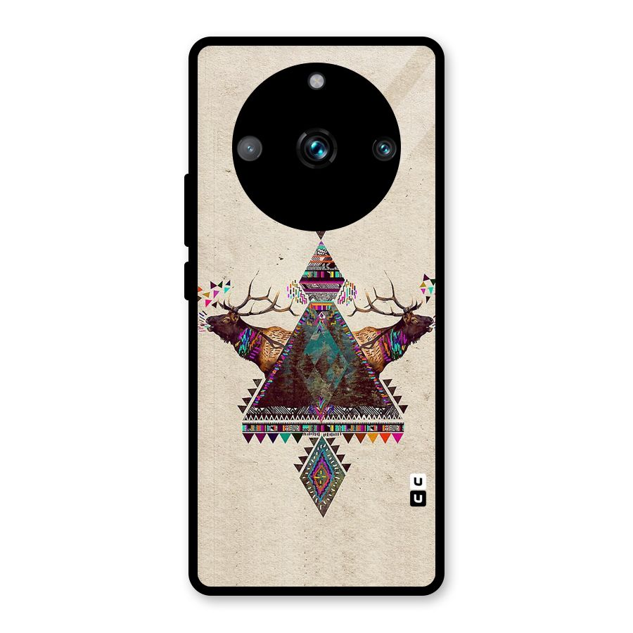 Aesthetic Bull Glass Back Case for Realme Narzo 60 Pro
