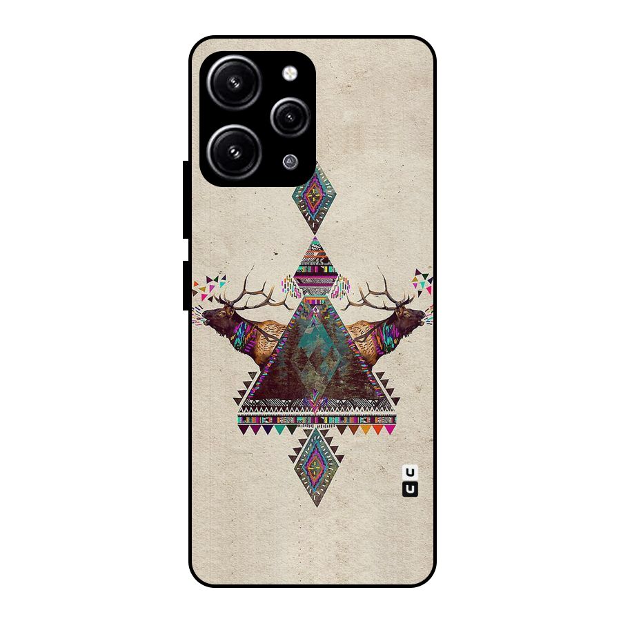 Aesthetic Bull Glass Back Case for Redmi 12 4G
