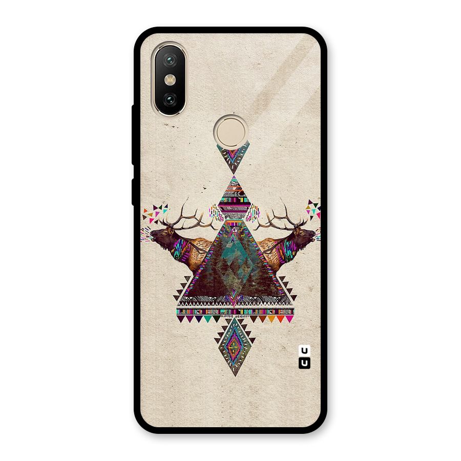 Aesthetic Bull Glass Back Case for Redmi A2