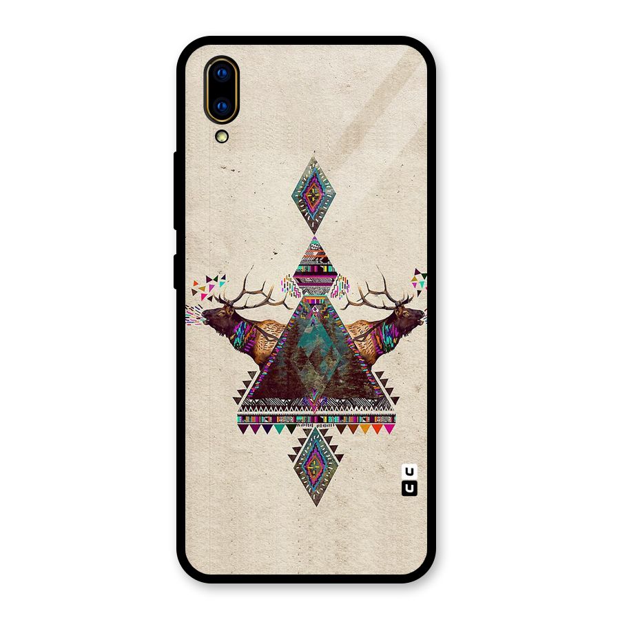 Aesthetic Bull Glass Back Case for Vivo V11 Pro