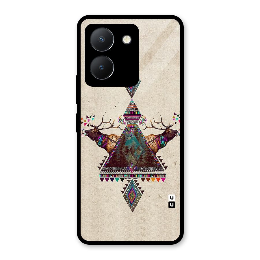 Aesthetic Bull Glass Back Case for Vivo Y36