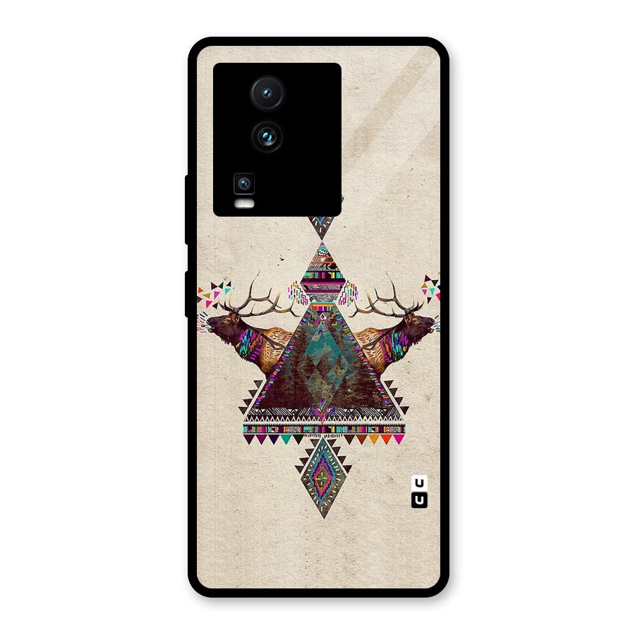 Aesthetic Bull Glass Back Case for Vivo iQOO Neo 7