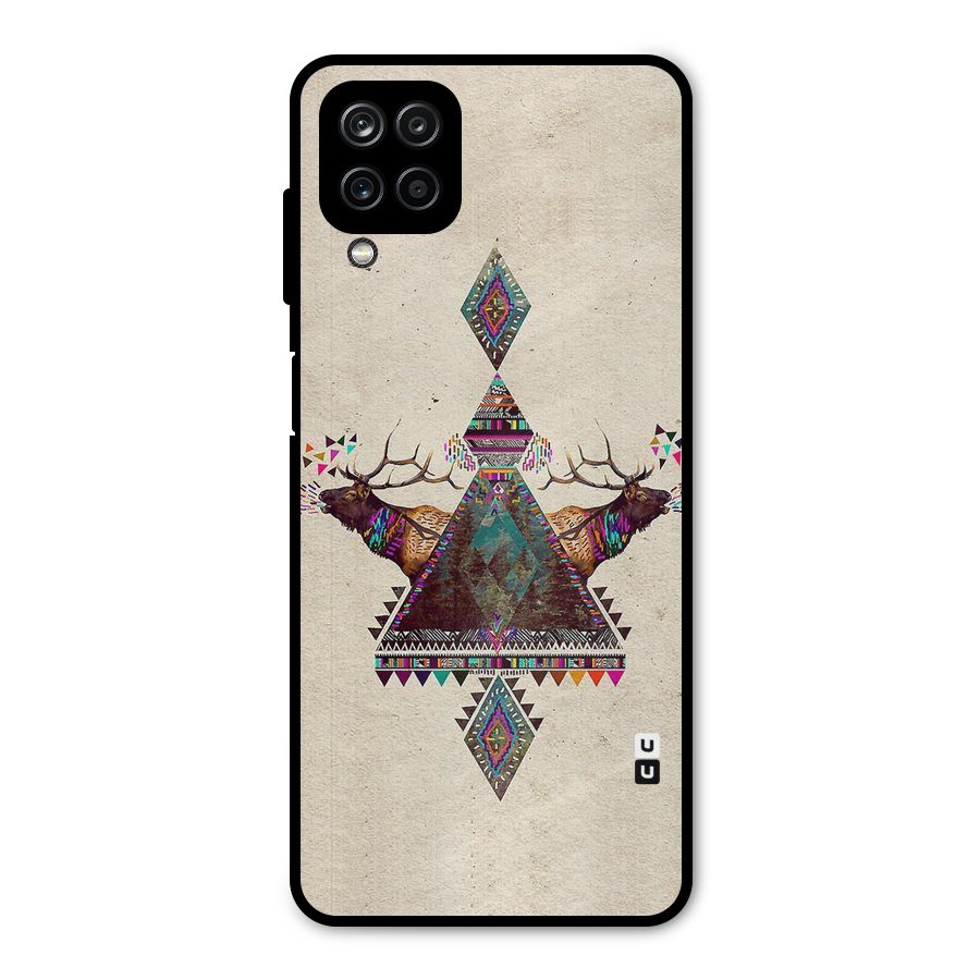 Aesthetic Bull Metal Back Case for Galaxy A12