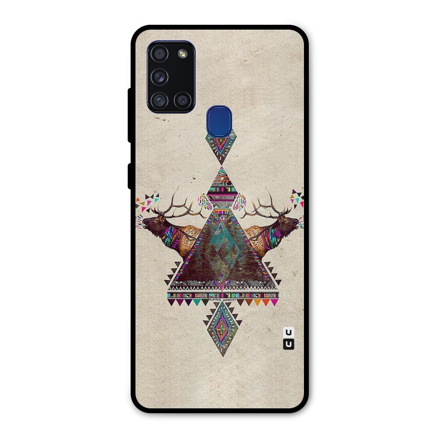 Aesthetic Bull Metal Back Case for Galaxy A21s
