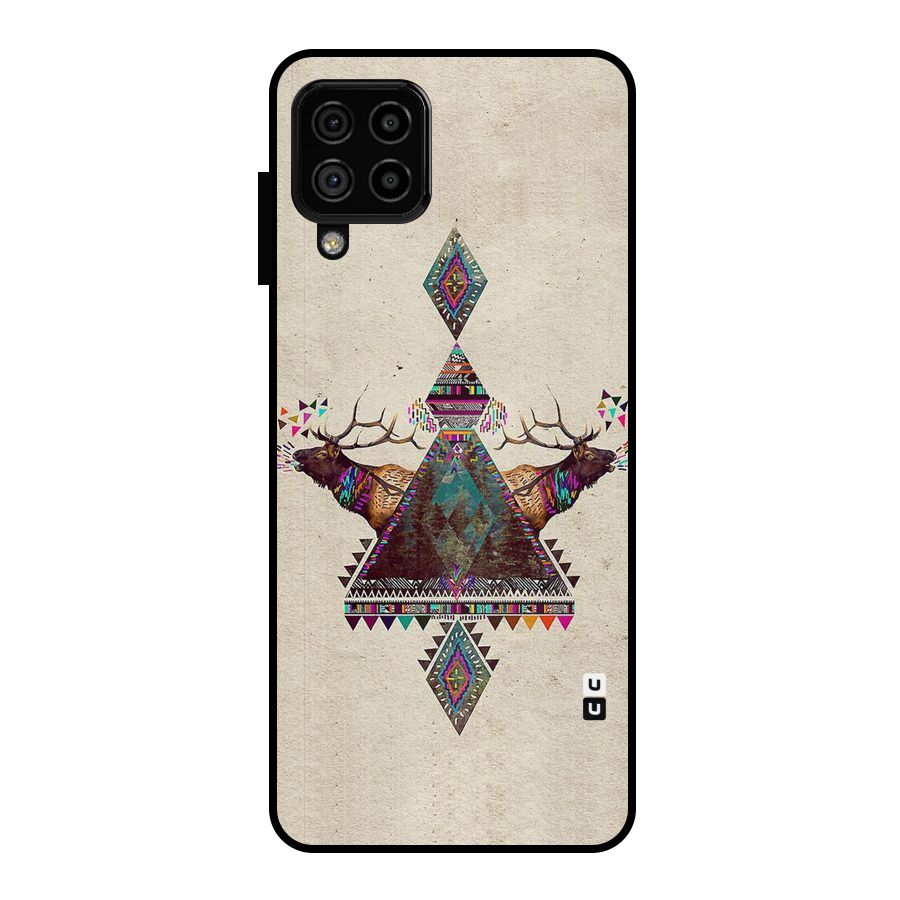 Aesthetic Bull Metal Back Case for Galaxy A22 4G